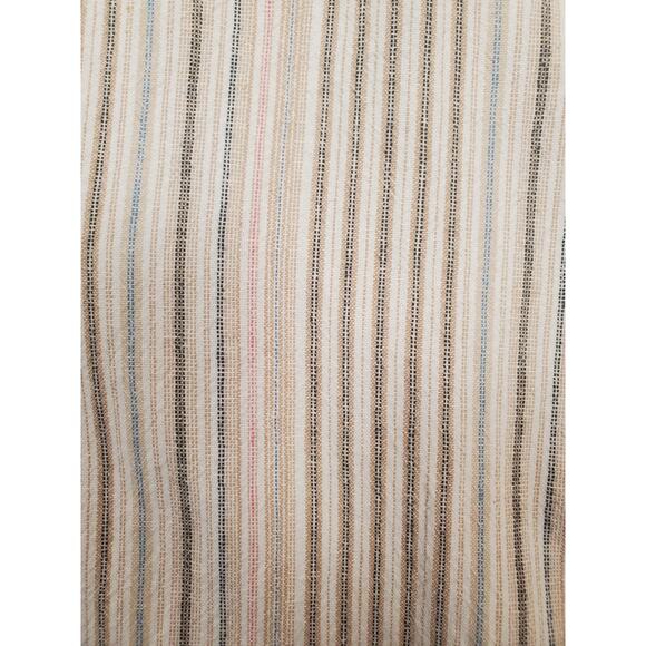 Women's JH Collectibles 16 Linen Blend Striped Wide Leg Cropped Pants - Picture 7 of 7